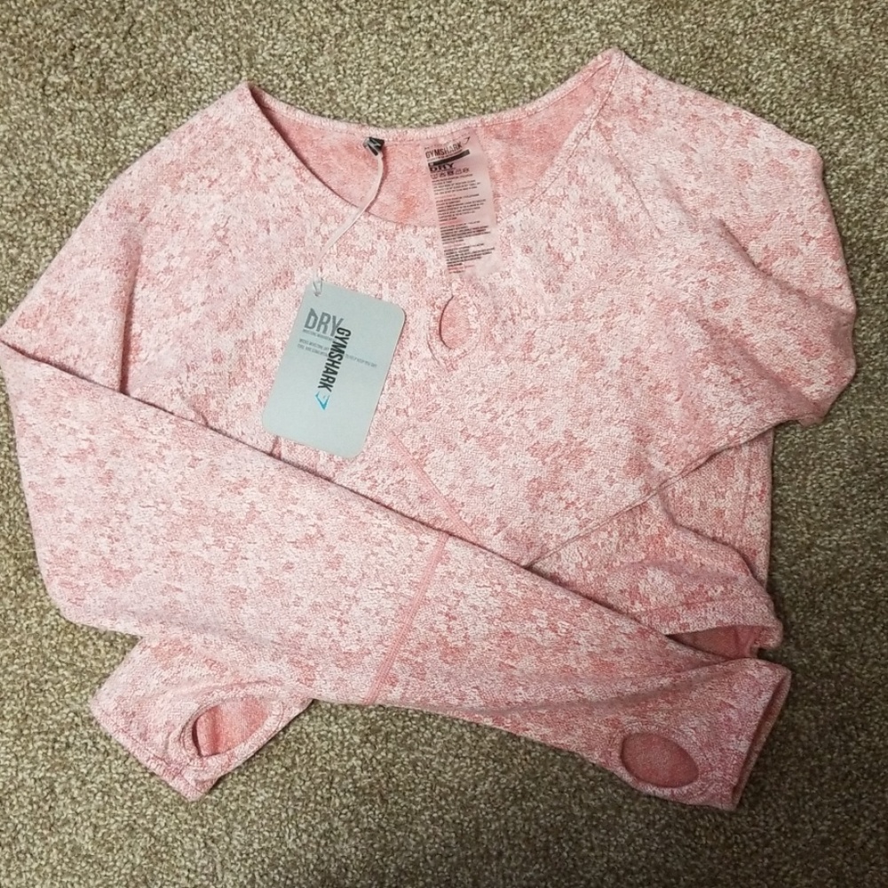 Gymshark Fleur Textur crop